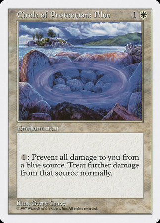 Circle of Protection: Blue [Fifth Edition] | Good Games North