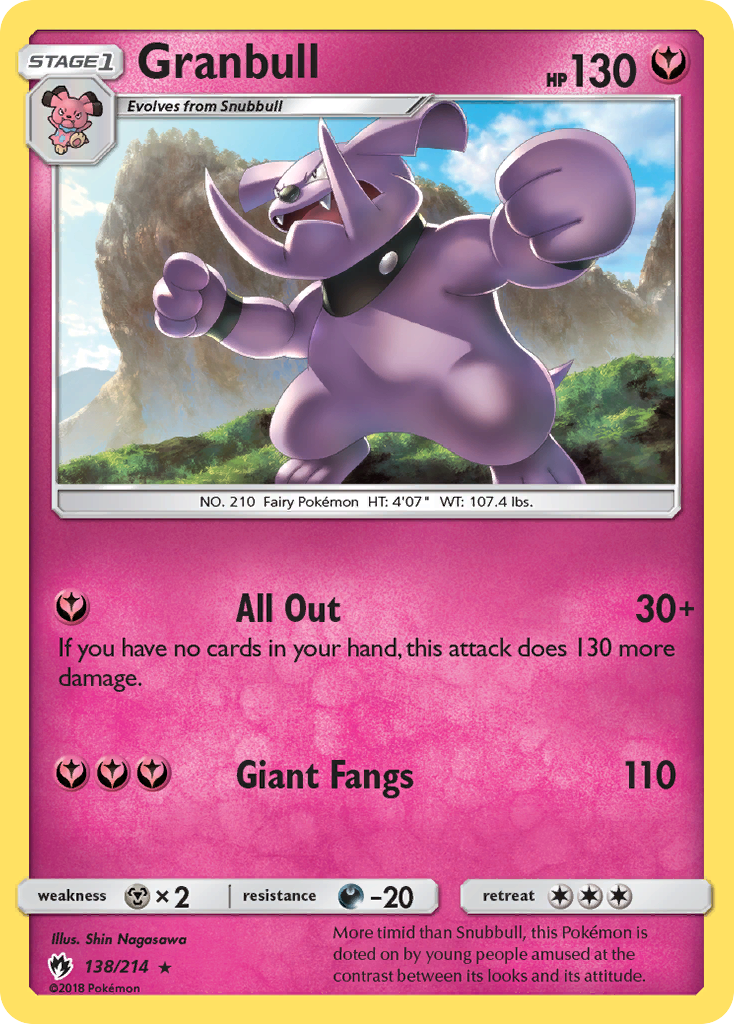 Granbull (138/214) [Sun & Moon: Lost Thunder] | Good Games North