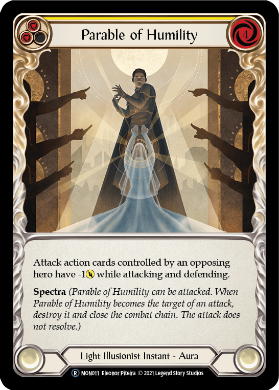 Parable of Humility [U-MON011-RF] Unlimited Rainbow Foil | Good Games North