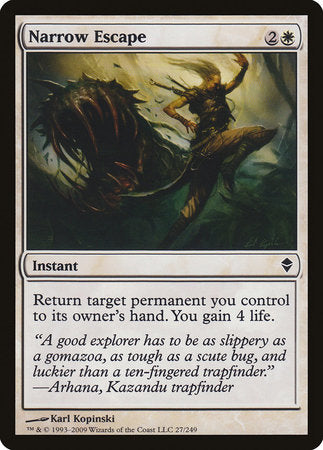 Narrow Escape [Zendikar] | Good Games North