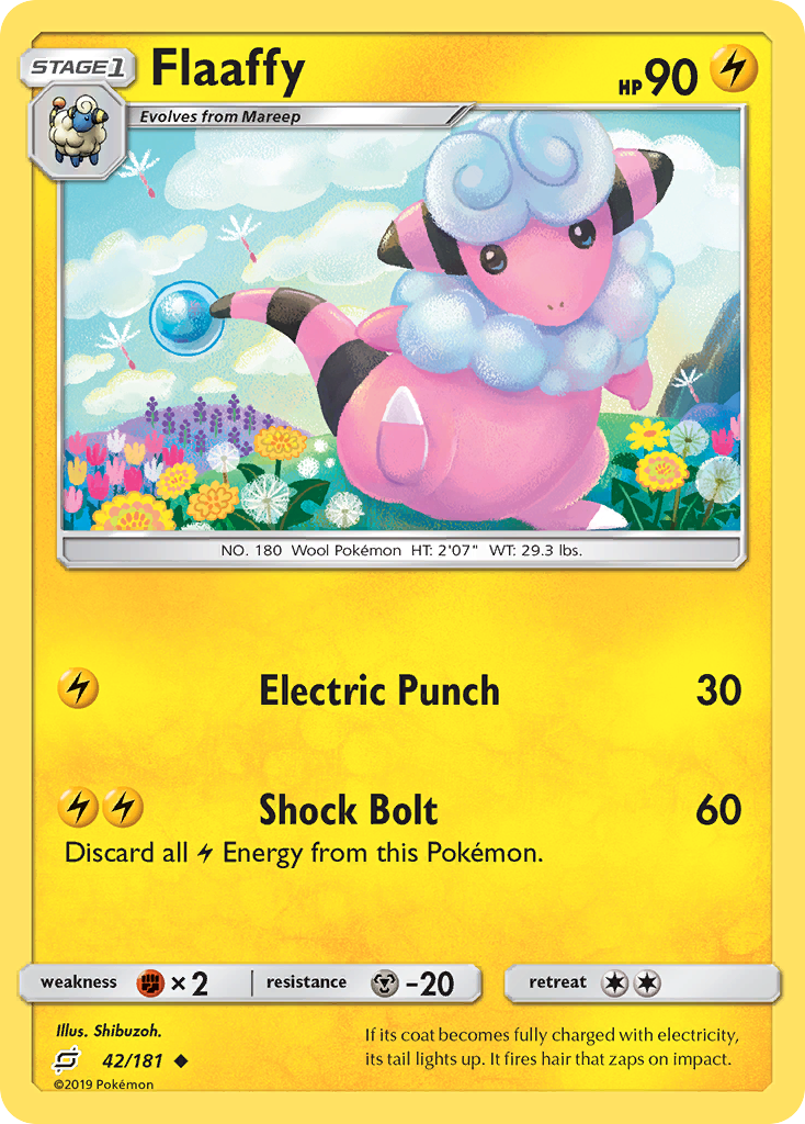 Flaaffy (42/181) [Sun & Moon: Team Up] | Good Games North