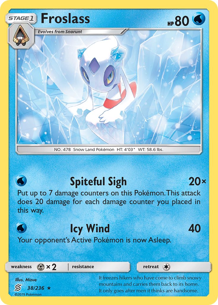 Froslass (38/236) (Theme Deck Exclusive) [Sun & Moon: Unified Minds] | Good Games North