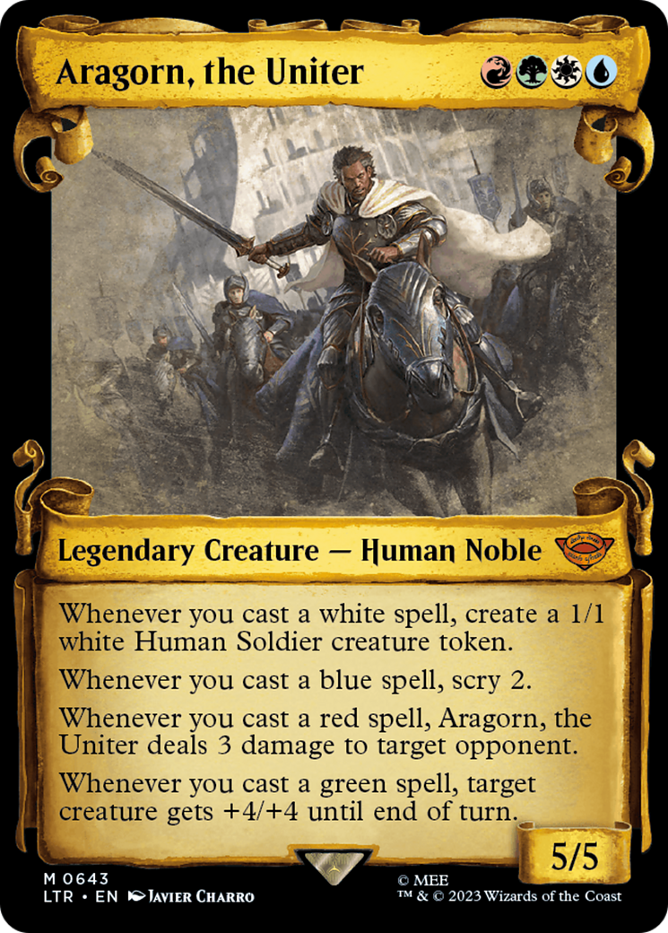 Aragorn, the Uniter [The Lord of the Rings: Tales of Middle-Earth Showcase Scrolls] | Good Games North