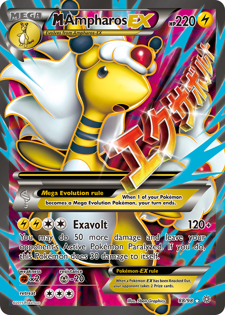 M Ampharos EX (88/98) [XY: Ancient Origins] | Good Games North