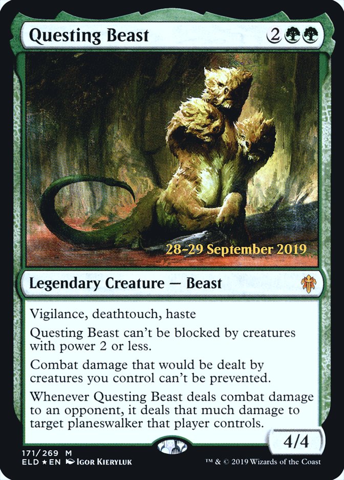 Questing Beast  [Throne of Eldraine Prerelease Promos] | Good Games North