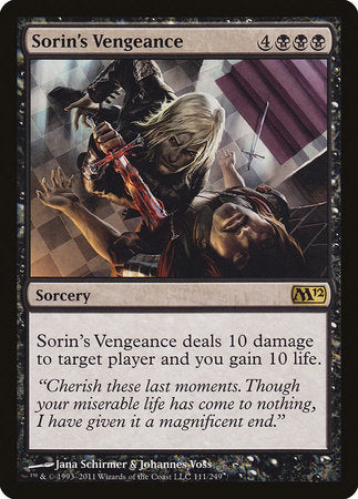 Sorin's Vengeance [Magic 2012] | Good Games North