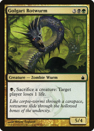 Golgari Rotwurm [Ravnica: City of Guilds] | Good Games North