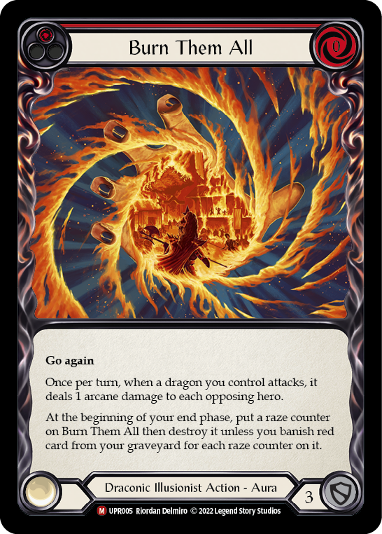 Burn Them All [UPR005] (Uprising)  Cold Foil | Good Games North