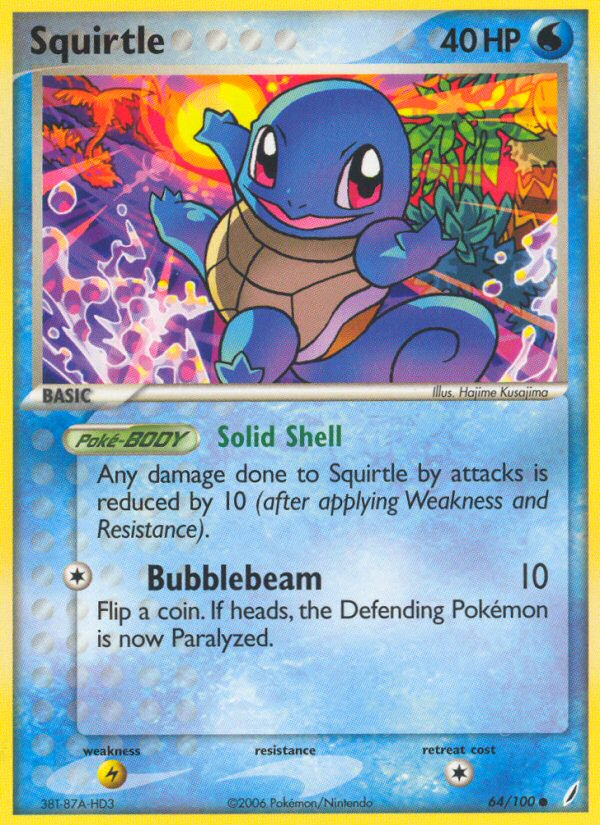 Squirtle (64/100) [EX: Crystal Guardians] | Good Games North