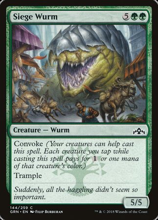 Siege Wurm [Guilds of Ravnica] | Good Games North