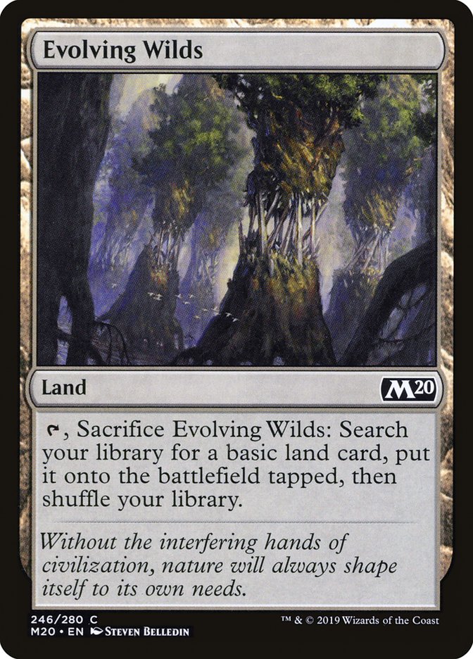 Evolving Wilds [Core Set 2020] | Good Games North