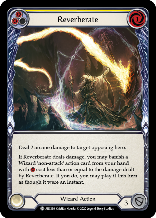 Reverberate (Yellow) [U-ARC139] Unlimited Rainbow Foil | Good Games North