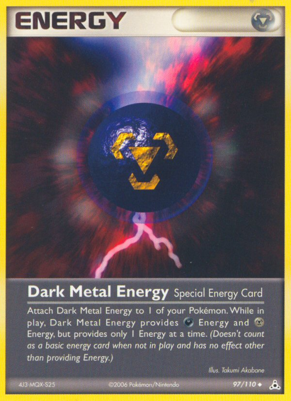 Dark Metal Energy (97/110) [EX: Holon Phantoms] | Good Games North