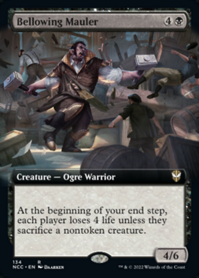Bellowing Mauler (Extended Art) [Streets of New Capenna Commander] | Good Games North