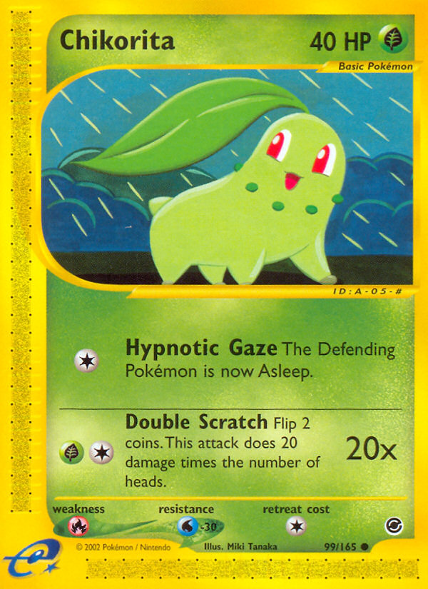 Chikorita (99/165) [Expedition: Base Set] | Good Games North