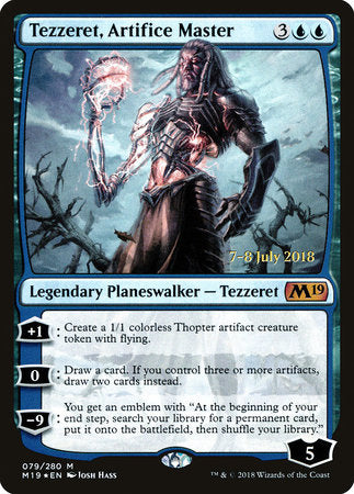 Tezzeret, Artifice Master [Core Set 2019 Promos] | Good Games North