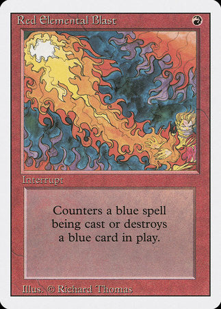 Red Elemental Blast [Revised Edition] | Good Games North