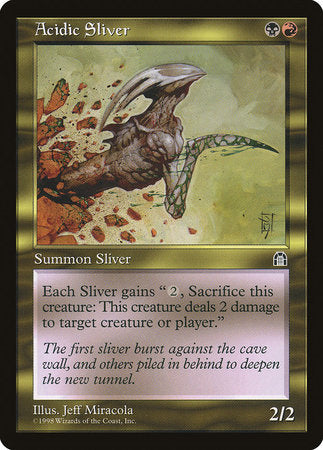 Acidic Sliver [Stronghold] | Good Games North