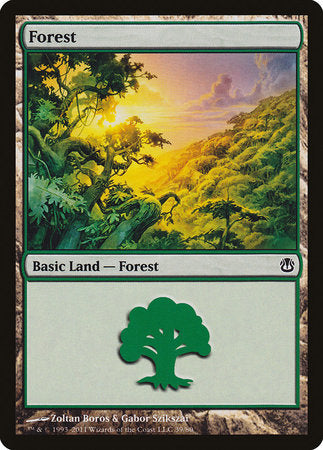 Forest (39) [Duel Decks: Ajani vs. Nicol Bolas] | Good Games North