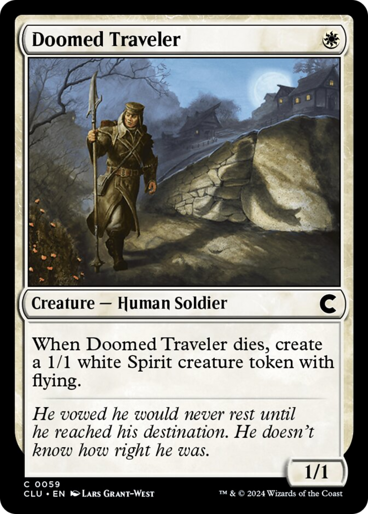 Doomed Traveler [Ravnica: Clue Edition] | Good Games North