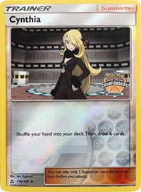 Cynthia (119/156) (Regional Championship Promo) [Sun & Moon: Ultra Prism] | Good Games North