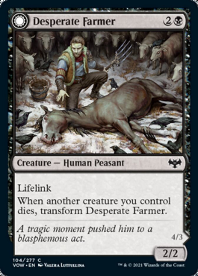 Desperate Farmer // Depraved Harvester [Innistrad: Crimson Vow] | Good Games North
