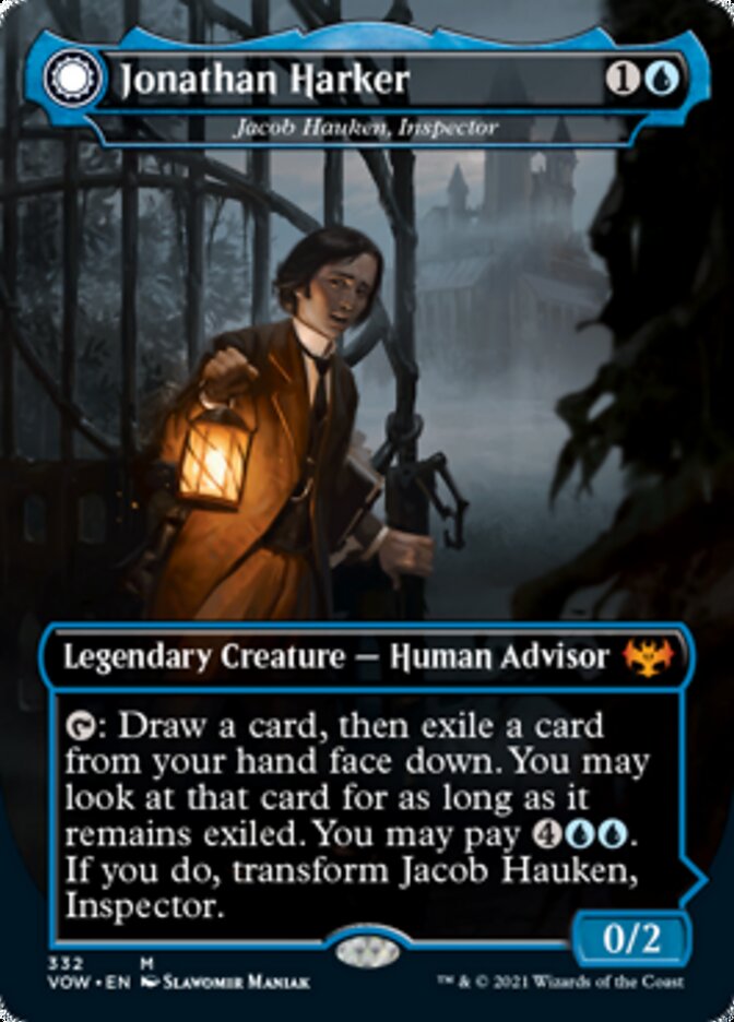 Jacob Hauken, Inspector // Hauken's Insight - Jonathan Harker // Harker's Obsessive Inquiry [Innistrad: Crimson Vow] | Good Games North