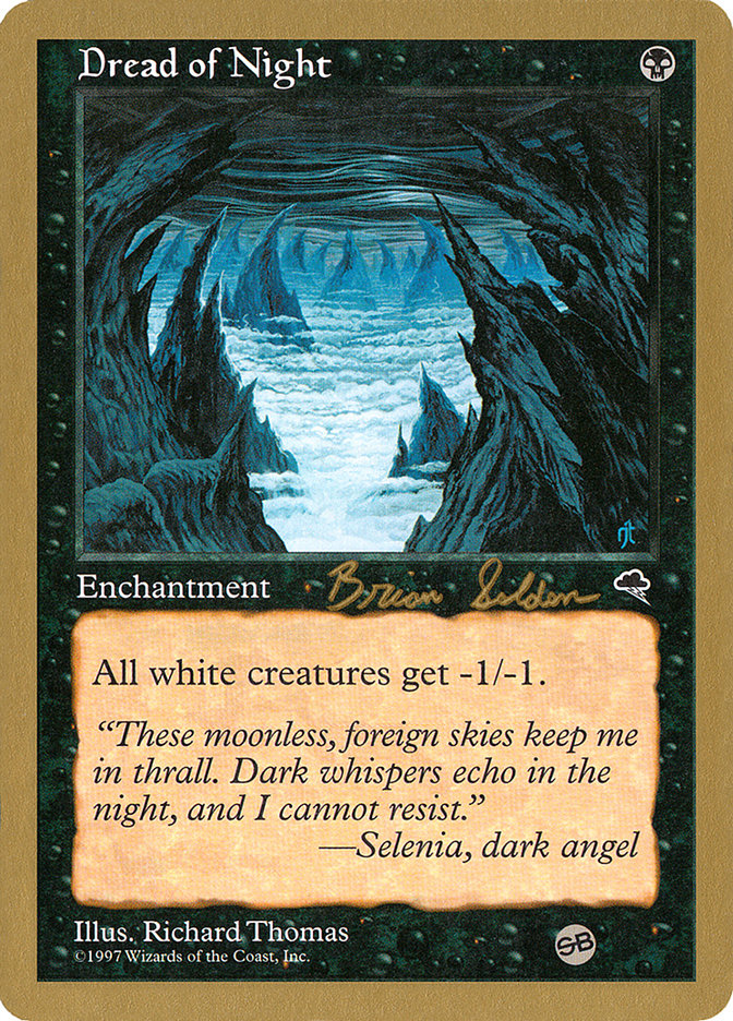 Dread of Night (Brian Selden) (SB) [World Championship Decks 1998] | Good Games North