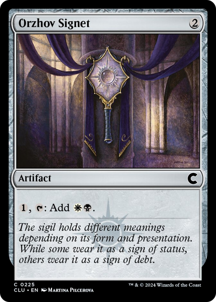 Orzhov Signet [Ravnica: Clue Edition] | Good Games North