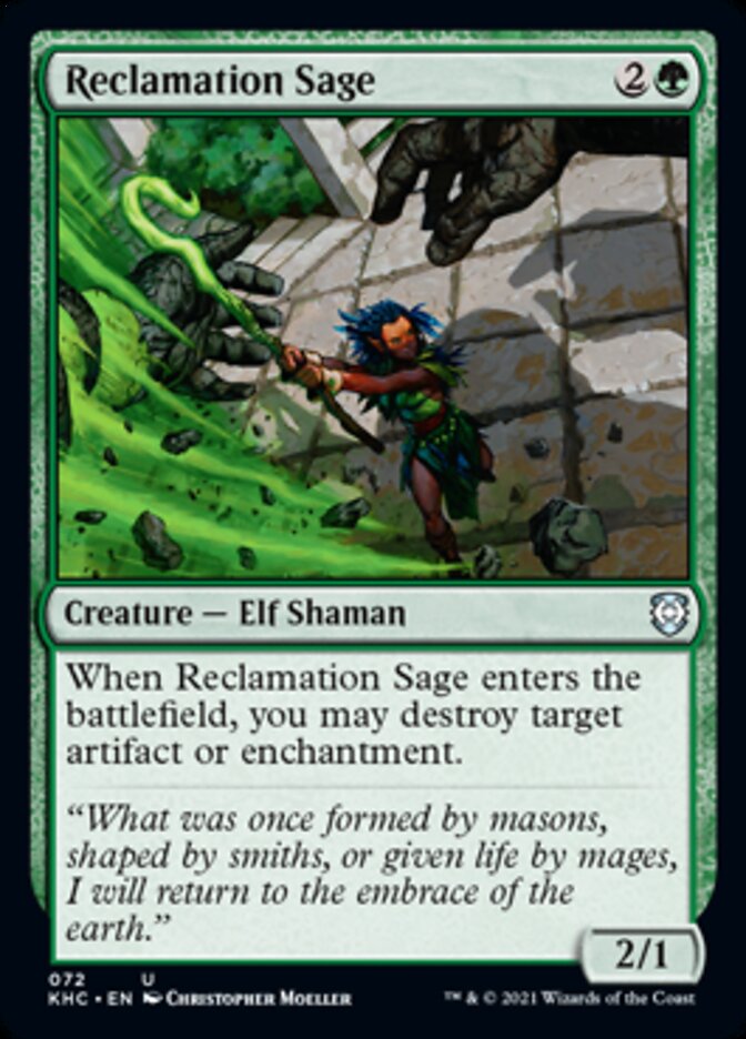 Reclamation Sage [Kaldheim Commander] | Good Games North