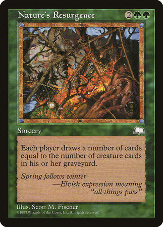 Nature's Resurgence [Weatherlight] | Good Games North