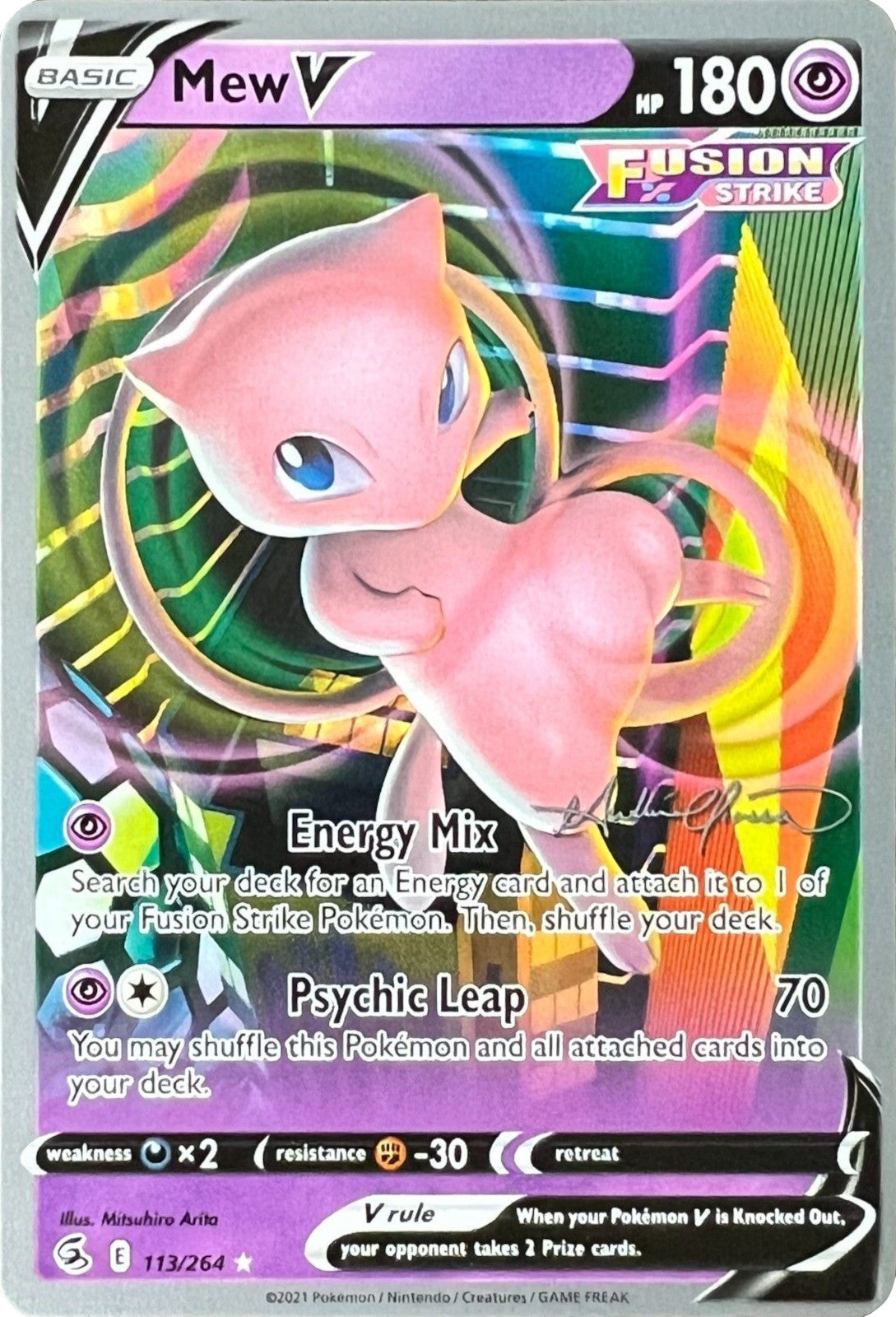 Mew V (113/264) (The Shape of Mew - Andre Chiasson) [World Championships 2022] | Good Games North