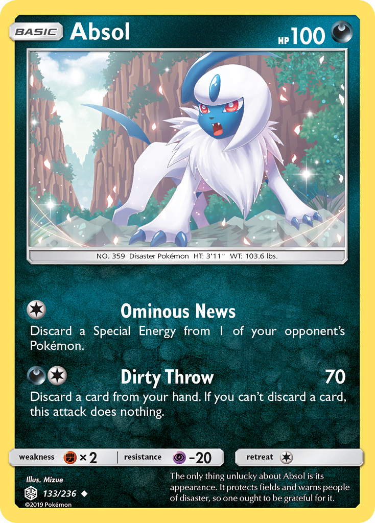 Absol (133/236) [Sun & Moon: Cosmic Eclipse] | Good Games North