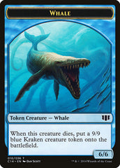 Whale // Zombie (011/036) Double-sided Token [Commander 2014 Tokens] | Good Games North