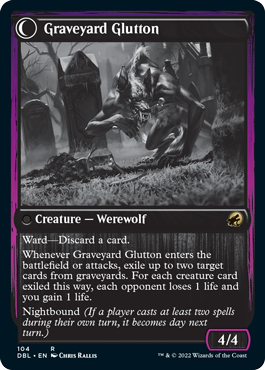 Graveyard Trespasser // Graveyard Glutton [Innistrad: Double Feature] | Good Games North