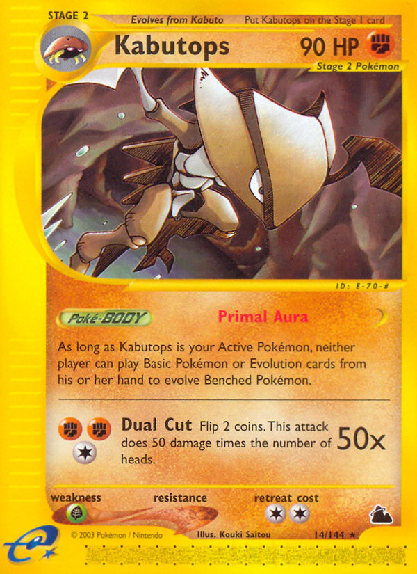 Kabutops (14/144) [Skyridge] | Good Games North