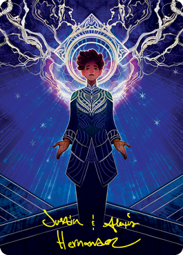 Brainstorm Art Card (Gold-Stamped Signature) [Strixhaven: School of Mages Art Series] | Good Games North