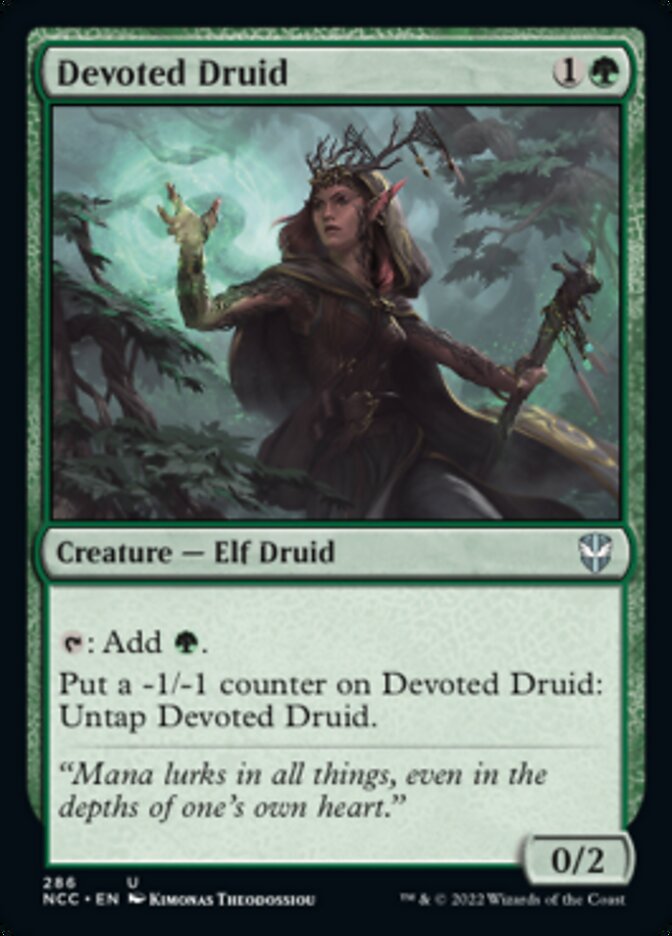 Devoted Druid [Streets of New Capenna Commander] | Good Games North