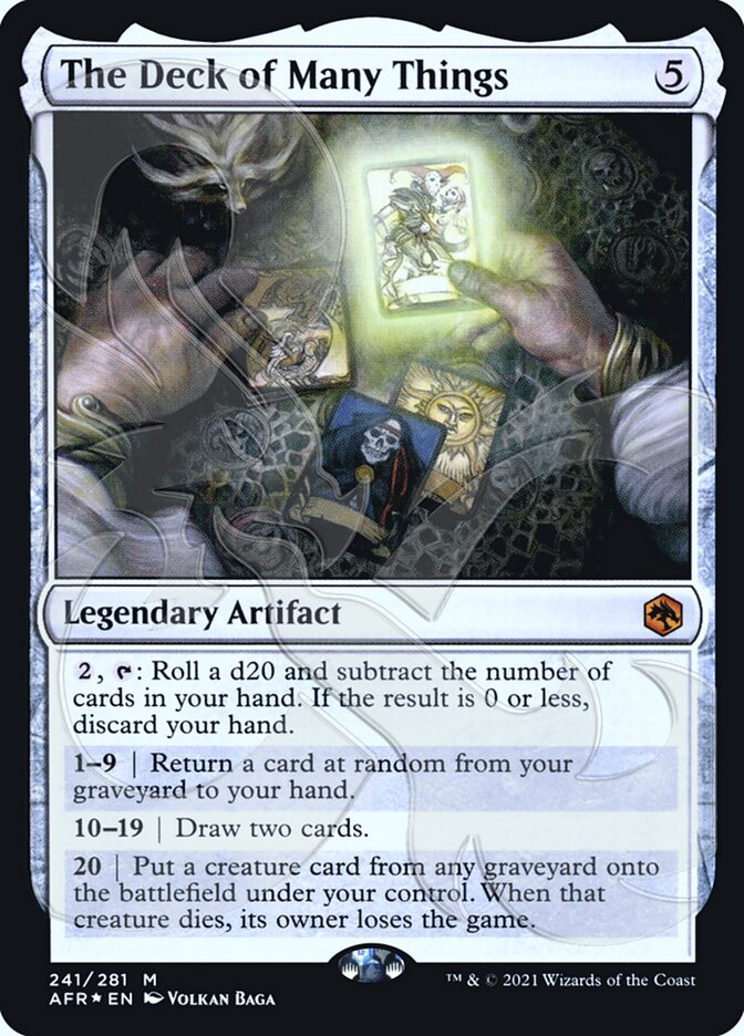 The Deck of Many Things (Ampersand Promo) [Dungeons & Dragons: Adventures in the Forgotten Realms Promos] | Good Games North