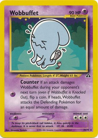Wobbuffet (35/75) [Neo Discovery Unlimited] | Good Games North