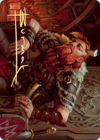 Arni Brokenbrow Art Card (Gold-Stamped Signature) [Kaldheim: Art Series] | Good Games North
