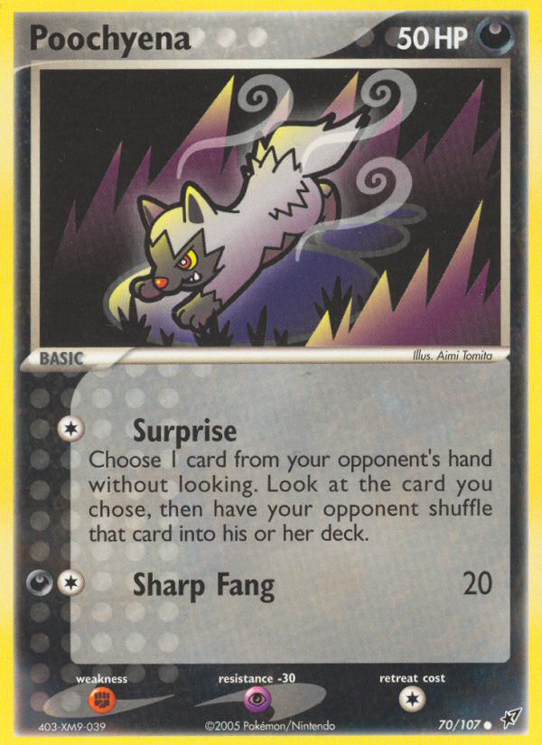 Poochyena (70/107) [EX: Deoxys] | Good Games North