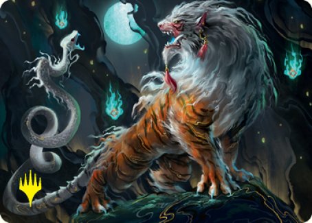 Gloomshrieker Art Card (Gold-Stamped Signature) [Kamigawa: Neon Dynasty Art Series] | Good Games North