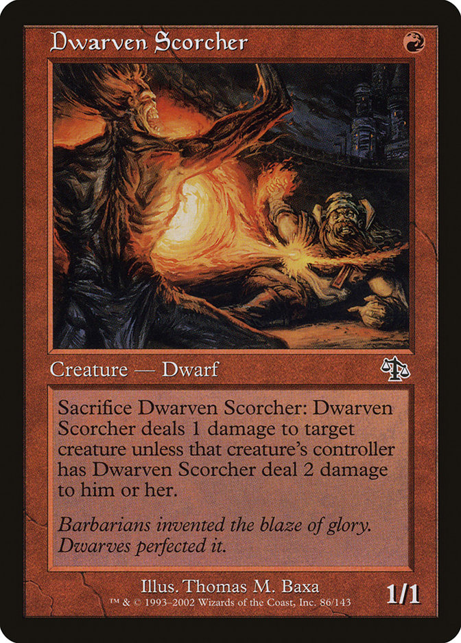 Dwarven Scorcher [Judgment] | Good Games North