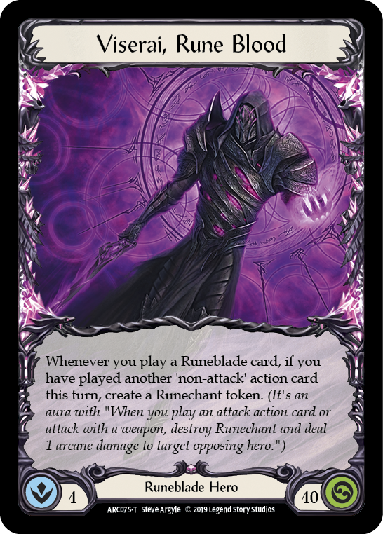 Viserai // Viserai, Rune Blood [ARC076-T // ARC075-T] 1st Edition Normal | Good Games North