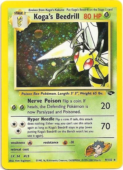 Koga's Beedrill (9/132) [Gym Challenge Unlimited] | Good Games North