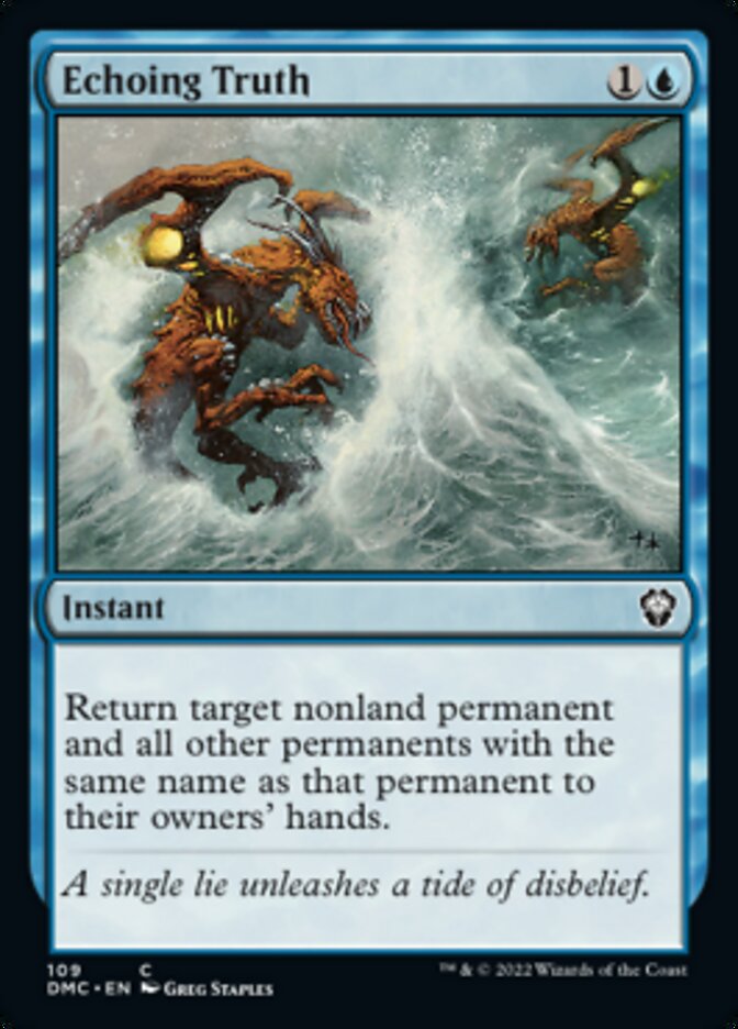 Echoing Truth [Dominaria United Commander] | Good Games North