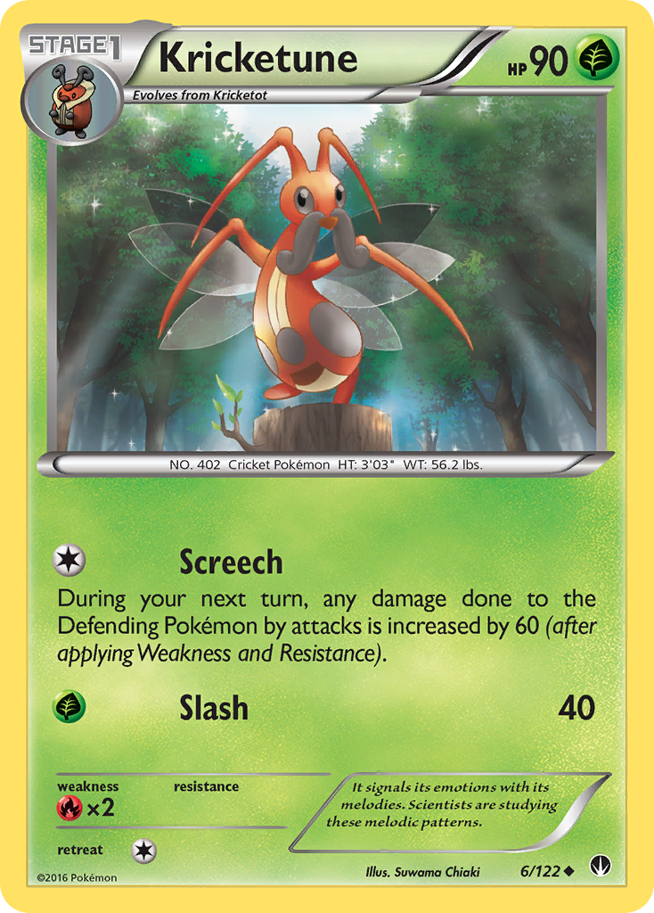 Kricketune (6/122) [XY: BREAKpoint] | Good Games North