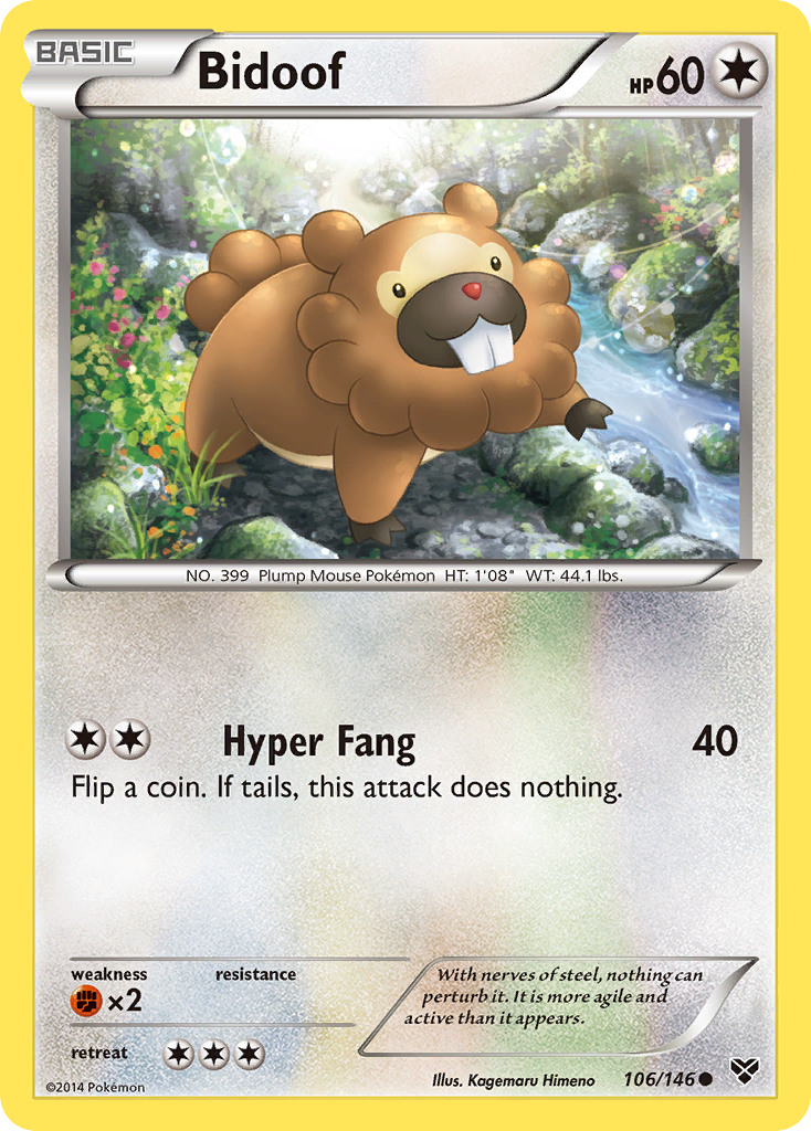 Bidoof (106/146) [XY: Base Set] | Good Games North