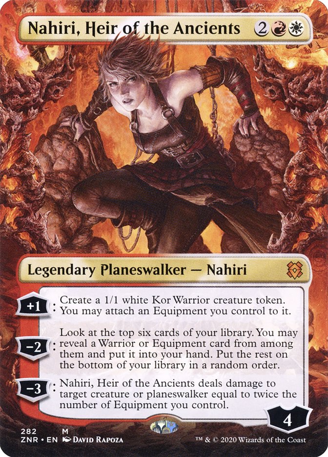 Nahiri, Heir of the Ancients (Borderless) [Zendikar Rising] | Good Games North